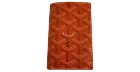 Tarjetero naranja Goyard 