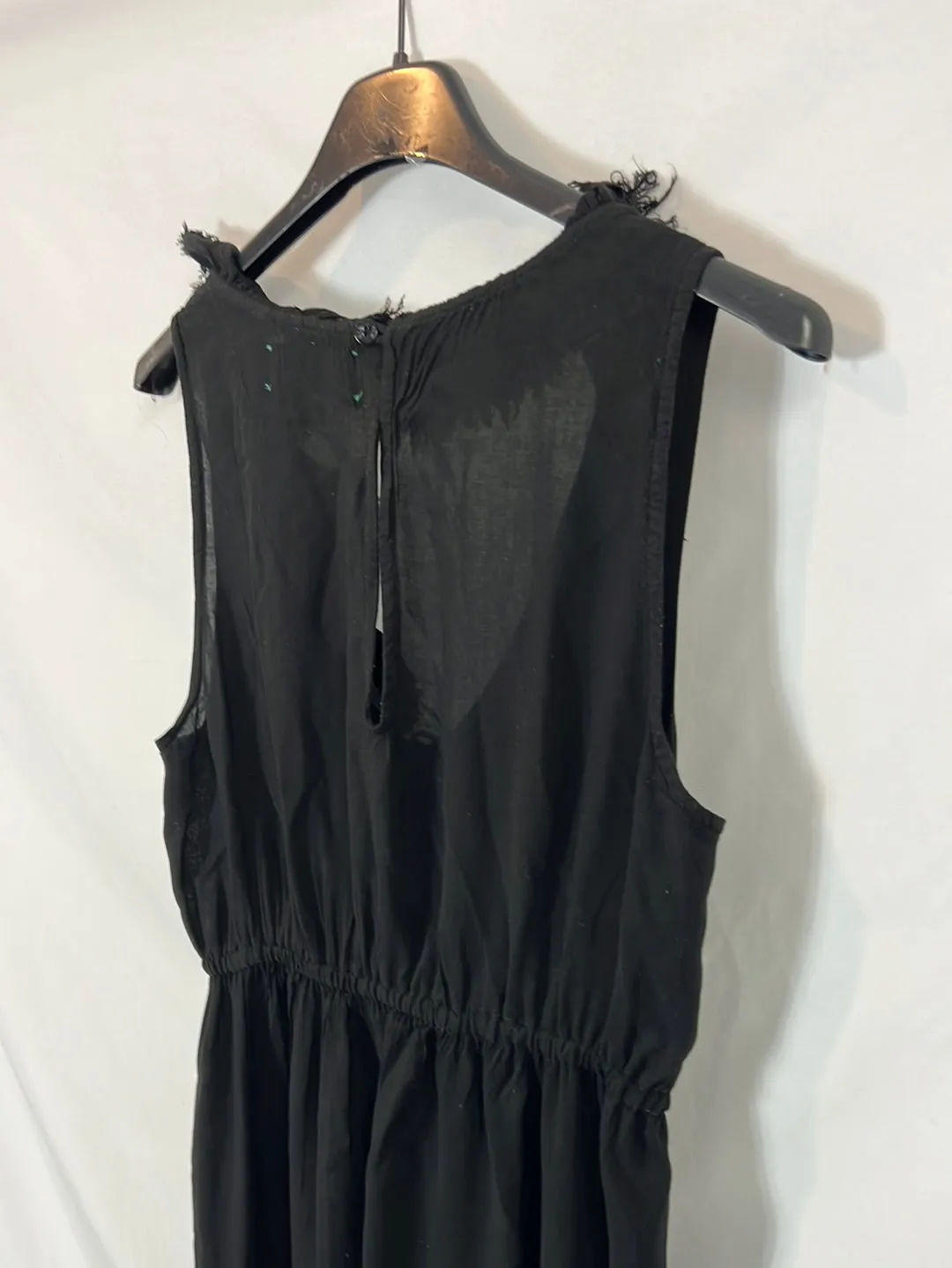 TCN. Vestido largo negro T.m