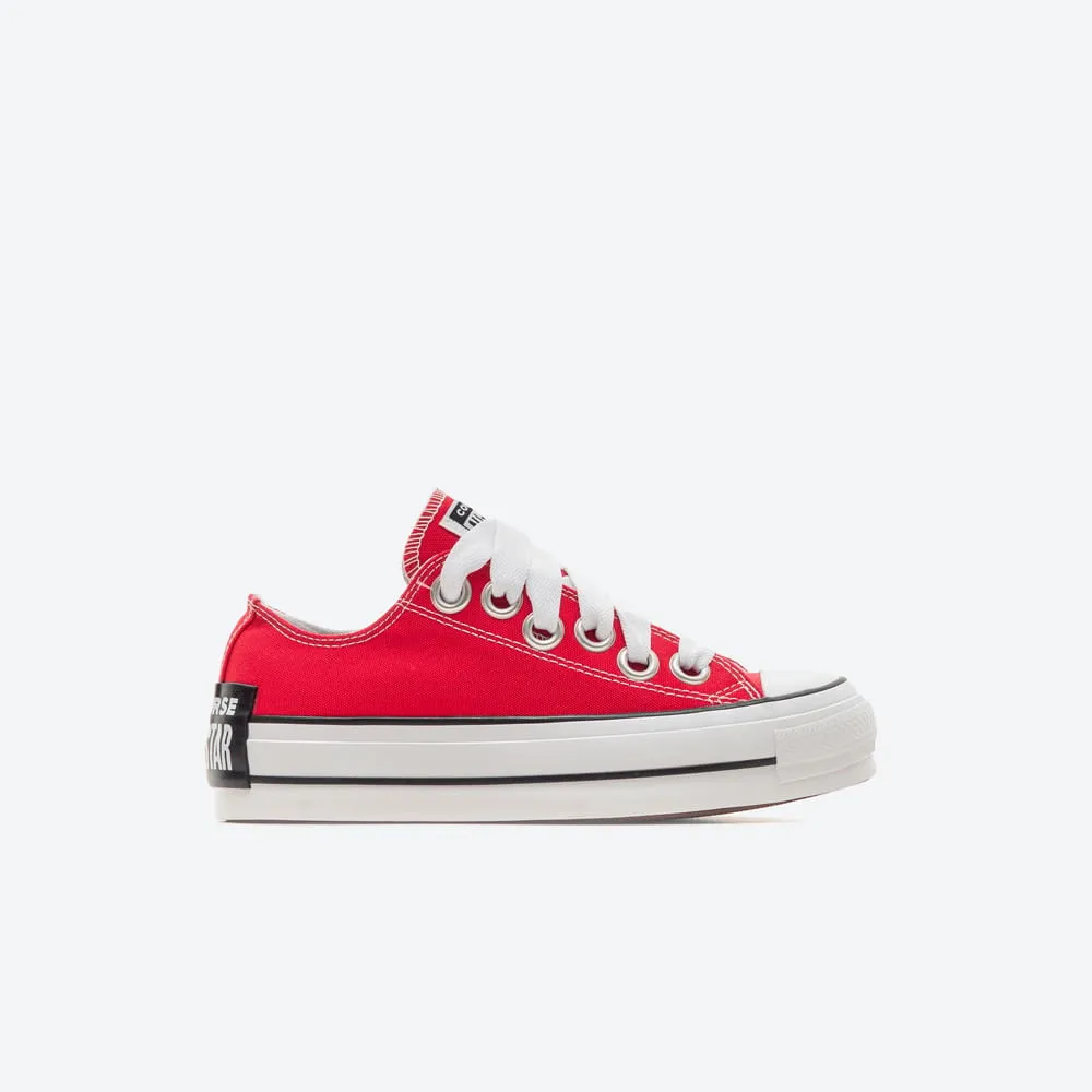 Tenis Casuales Mujer Converse TD8E Rojo