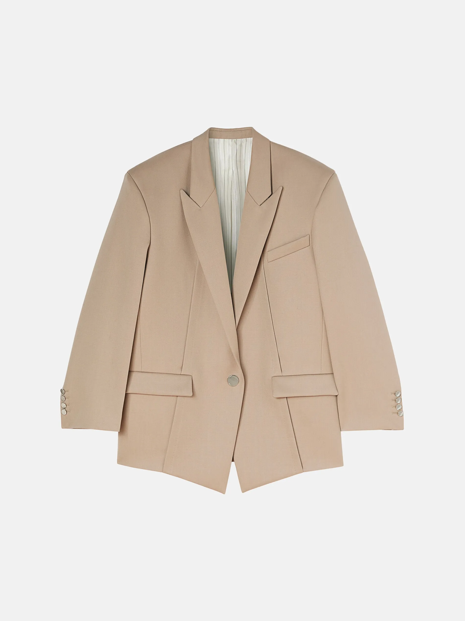 The Attico 'Glen' Blazer Beige