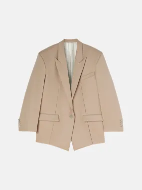 The Attico 'Glen' Blazer Beige