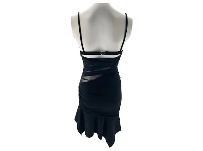 Thierry Mugler MUGLER Vestidos T.FR 36 Viscosa Negro 