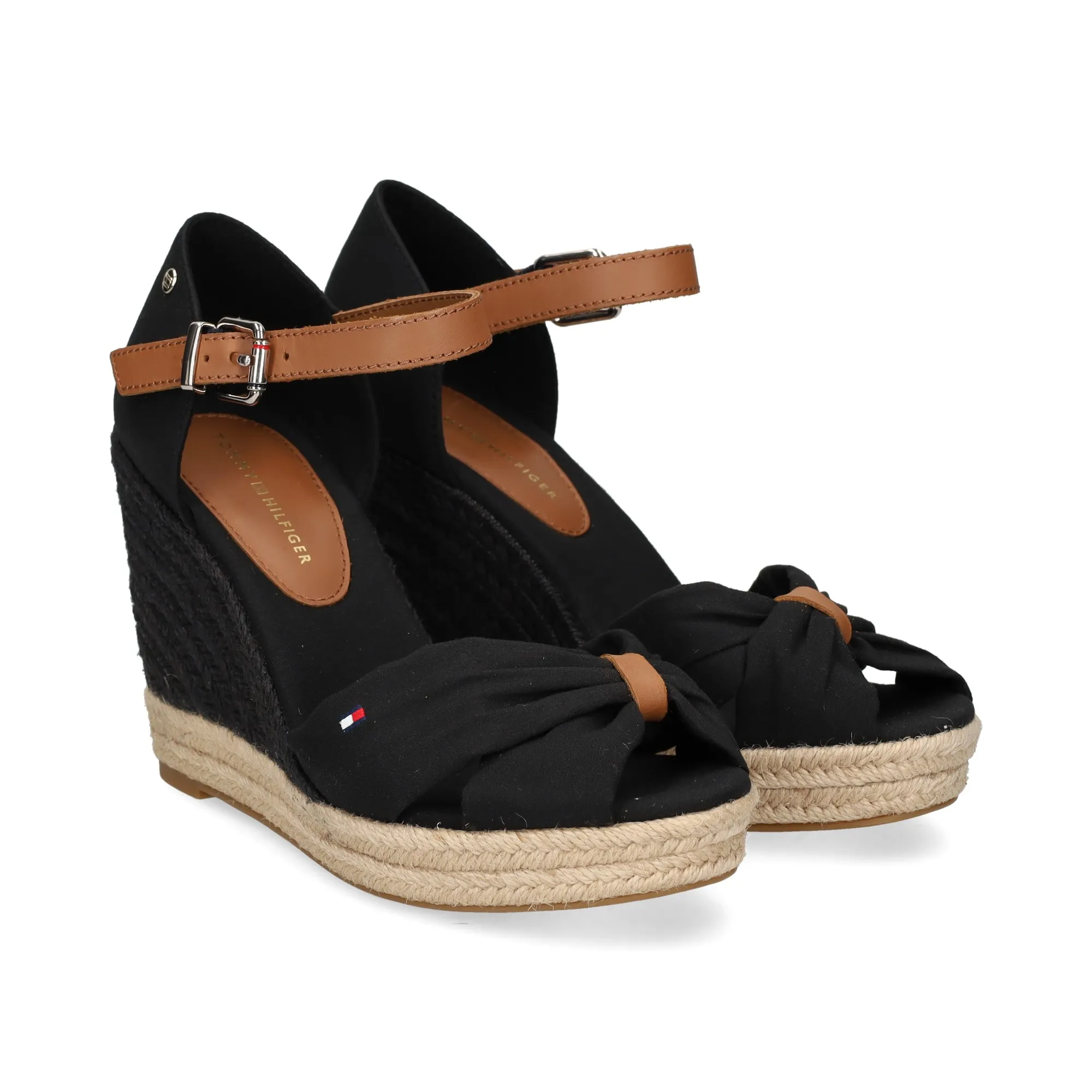 TOMMY HILFIGER Alpargatas de Mujer BDS BLACK