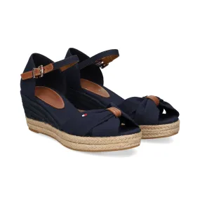 TOMMY HILFIGER Alpargatas de Mujer DW6 SPACE BLUE