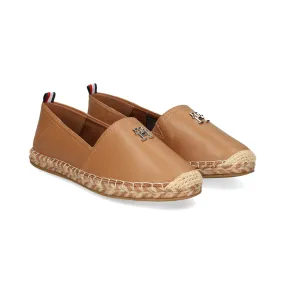 TOMMY HILFIGER Alpargatas de Mujer GU9 SUMMER COGN