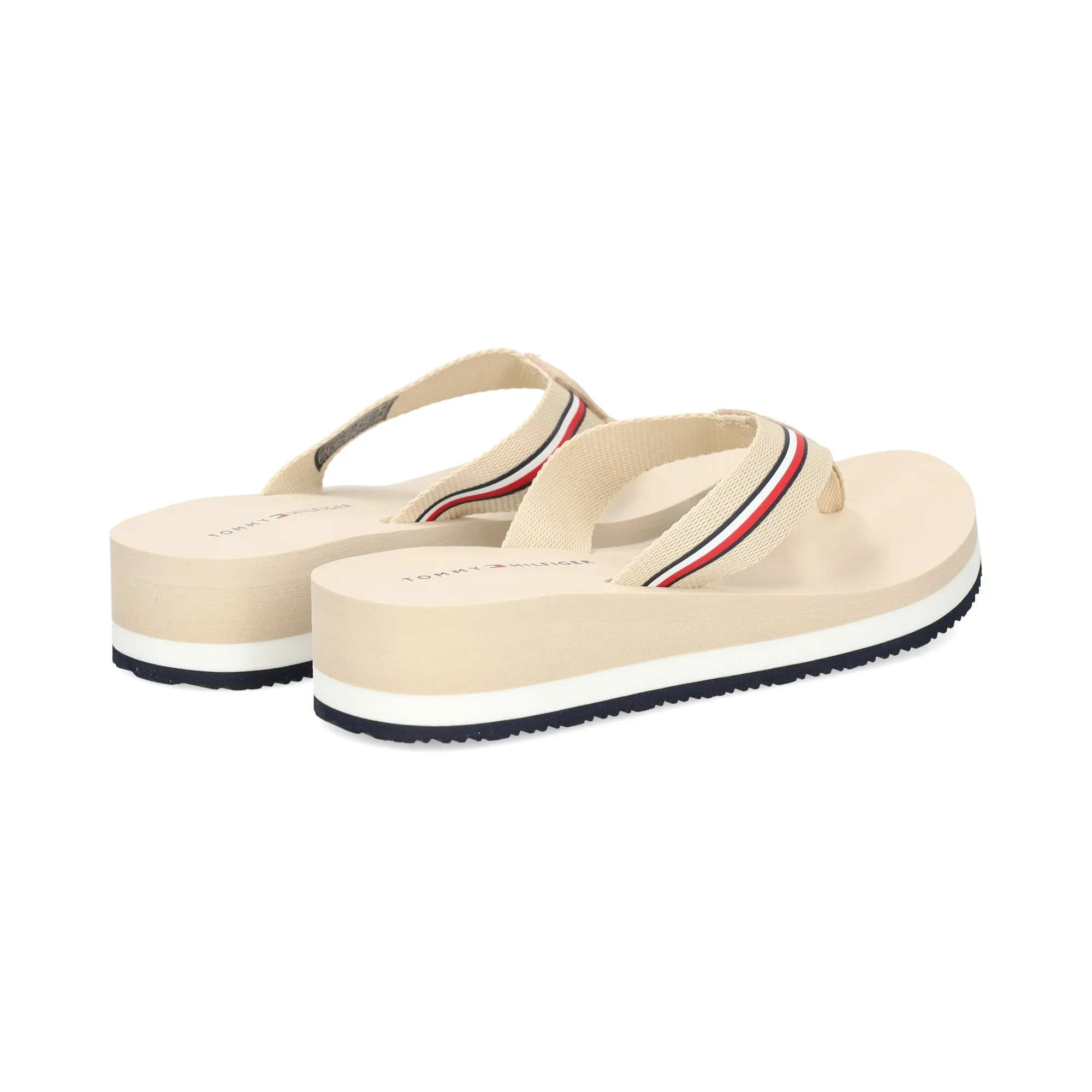 TOMMY HILFIGER Chanclas de Mujer AES WHITE CLAY