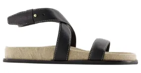 Totême Las Sandalias Chunky - TOTEME - Cuero - Negro 