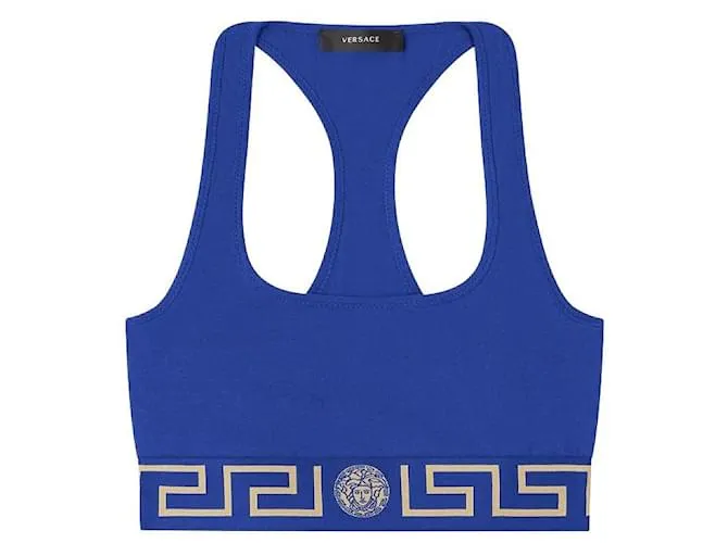 Versace Tops Azul oscuro 