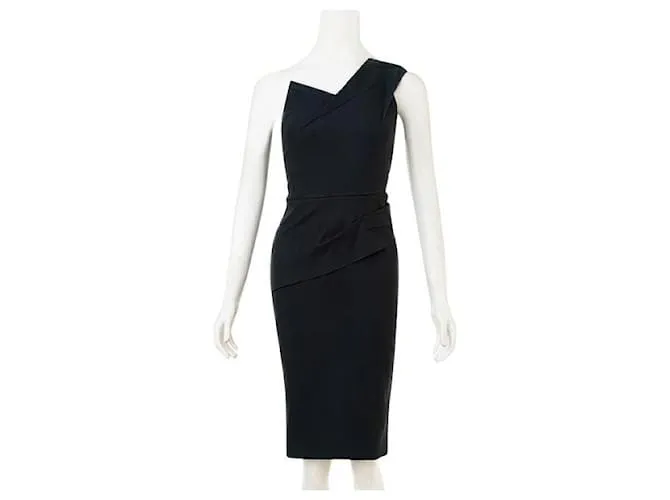 Vestido tubo estructurado Roland Mouret Negro 