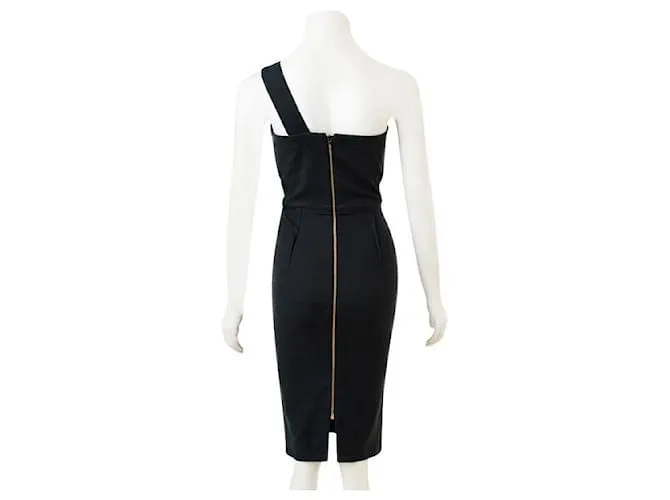 Vestido tubo estructurado Roland Mouret Negro 