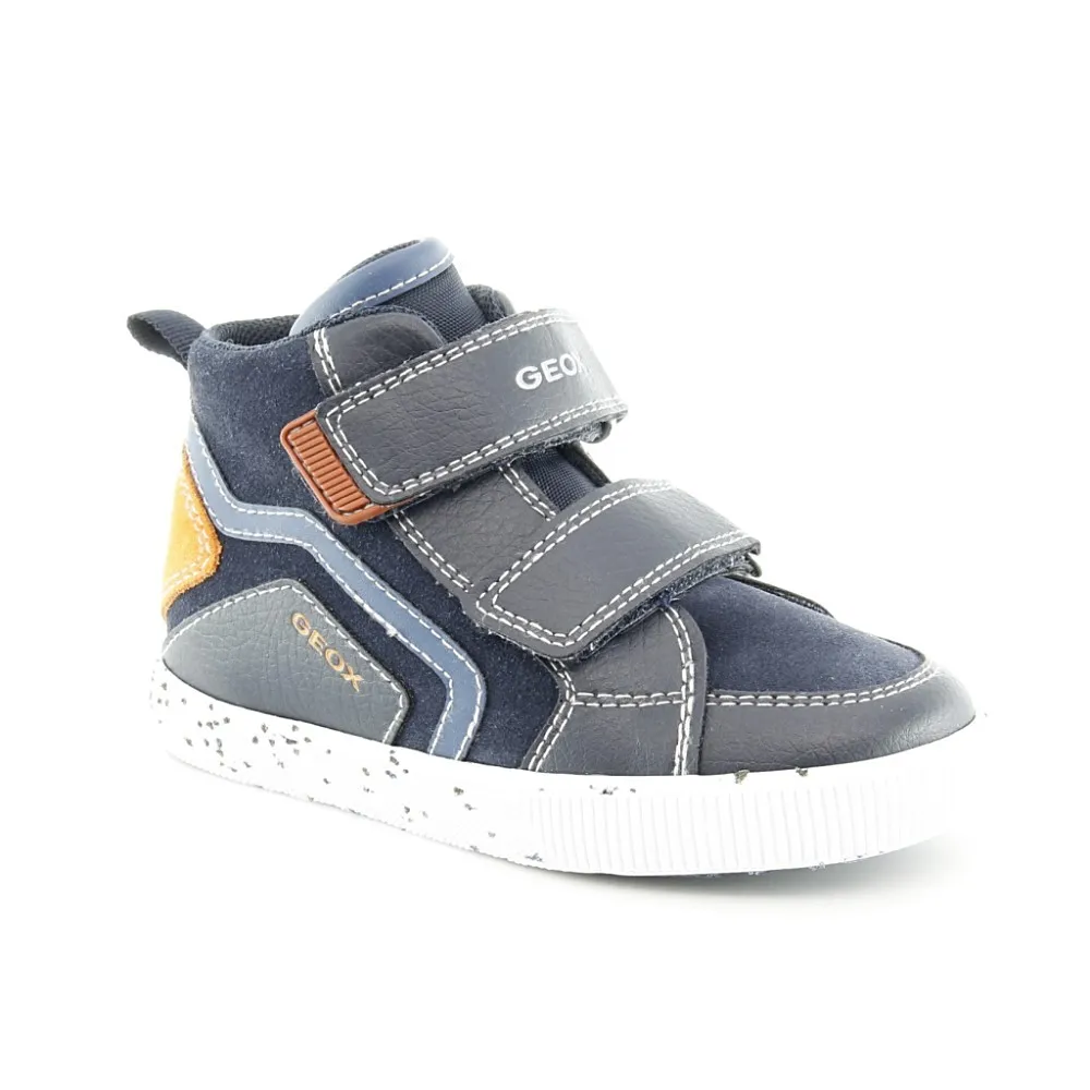 Zapato abotinado Geox Kilwi Azul-Naranja